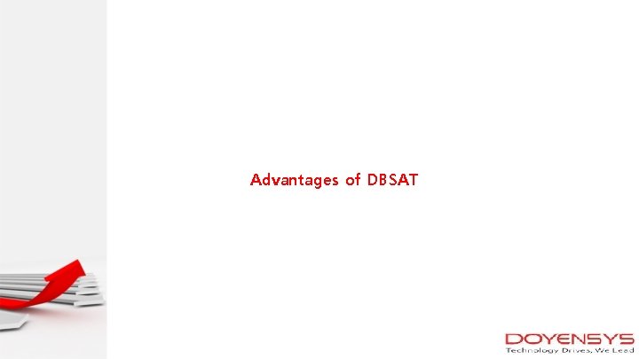 Advantages of DBSAT 