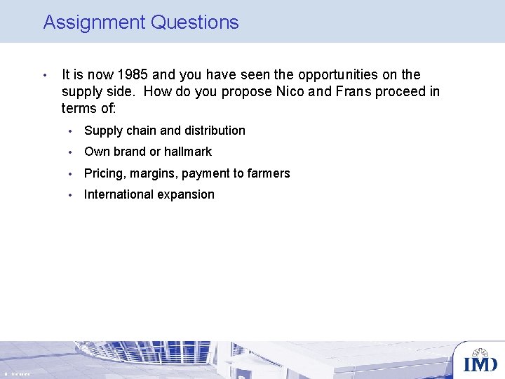 Assignment Questions • 8 File name It is now 1985 and you have seen