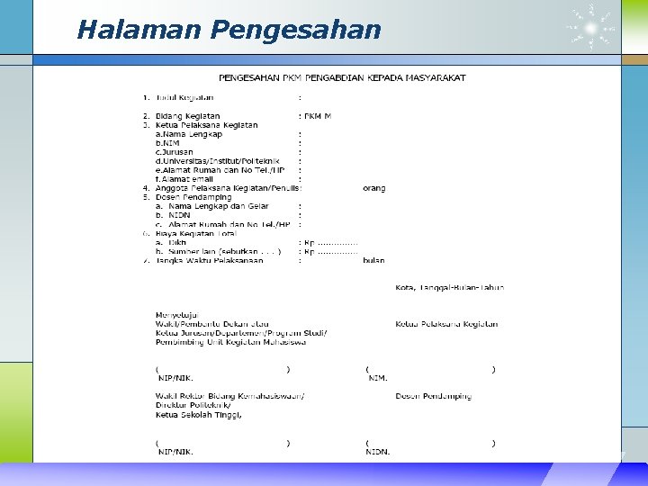 Halaman Pengesahan 