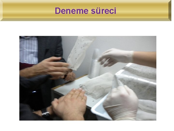 Deneme süreci 
