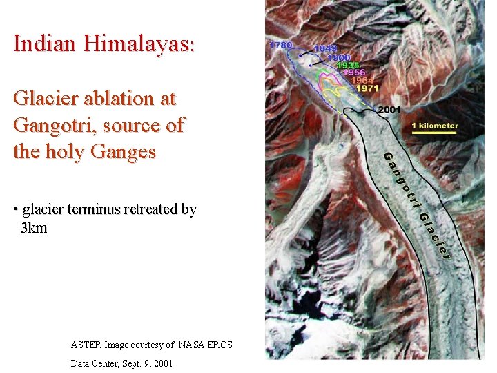 Indian Himalayas: Glacier ablation at Gangotri, source of the holy Ganges • glacier terminus