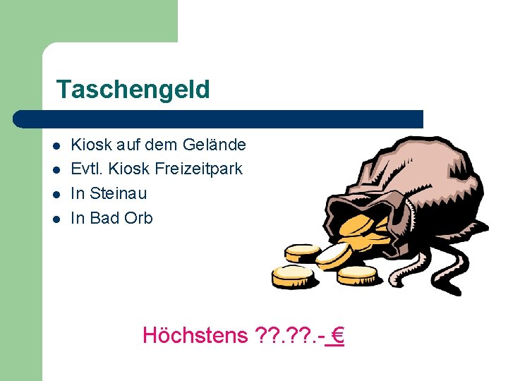 Taschengeld l l Kiosk auf dem Gelände Evtl. Kiosk Freizeitpark In Steinau In Bad