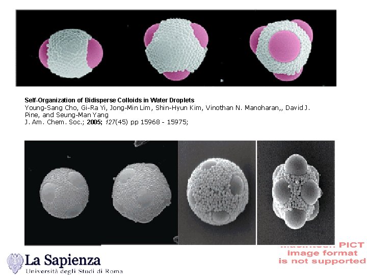 Self-Organization of Bidisperse Colloids in Water Droplets Young-Sang Cho, Gi-Ra Yi, Jong-Min Lim, Shin-Hyun