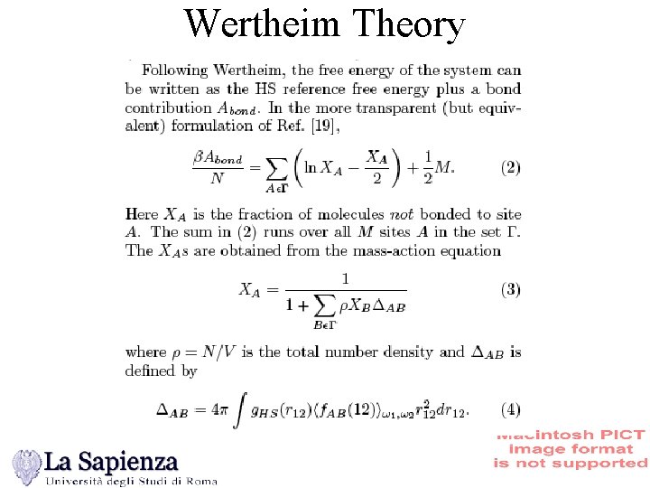 Wertheim Theory 