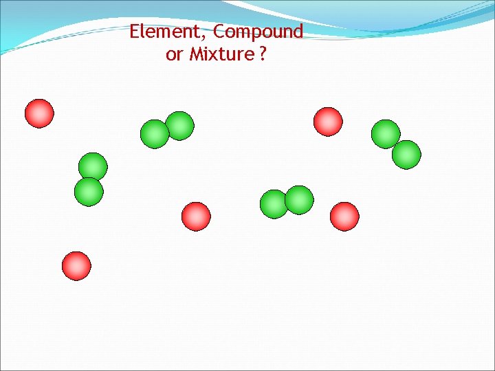 Element, Compound or Mixture ? 