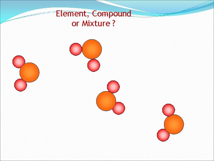 Element, Compound or Mixture ? 