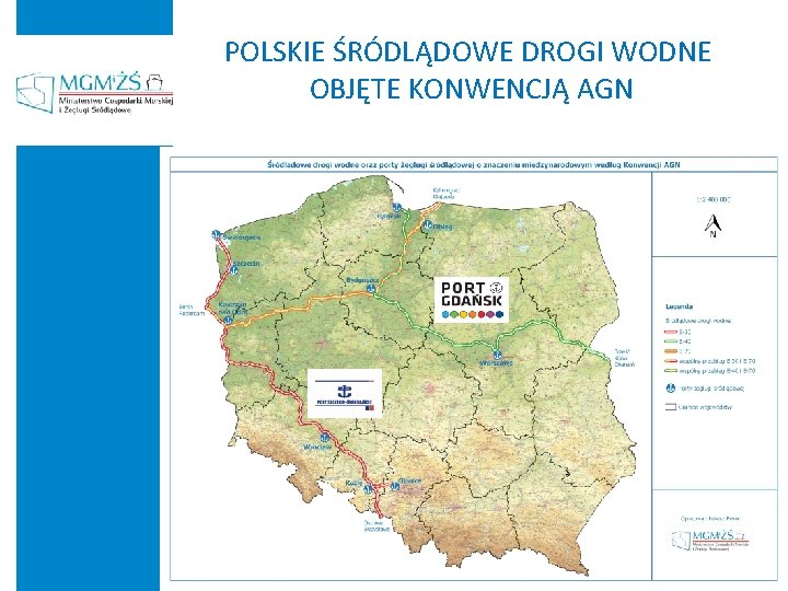 POLSKIE ŚRÓDLĄDOWE DROGI WODNE OBJĘTE KONWENCJĄ AGN 