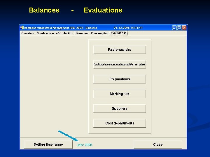 Balances - Evaluations 