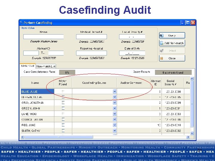 Casefinding Audit 31 Casefinding Audit 31