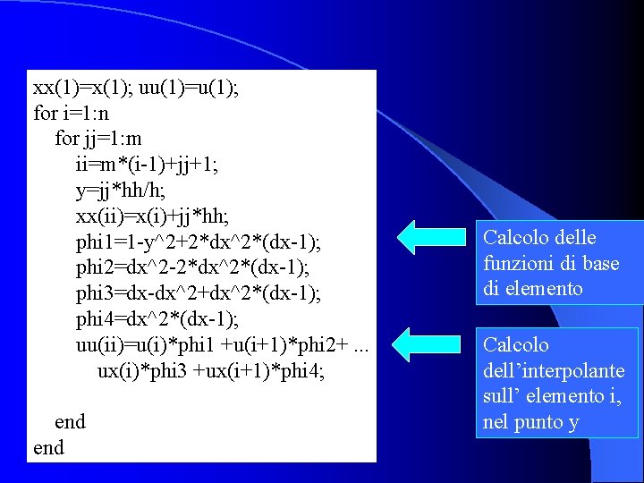 xx(1)=x(1); uu(1)=u(1); for i=1: n for jj=1: m ii=m*(i-1)+jj+1; y=jj*hh/h; xx(ii)=x(i)+jj*hh; phi 1=1 -y^2+2*dx^2*(dx-1);