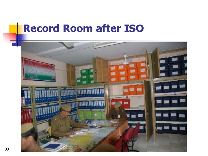 Record Room after ISO 38 