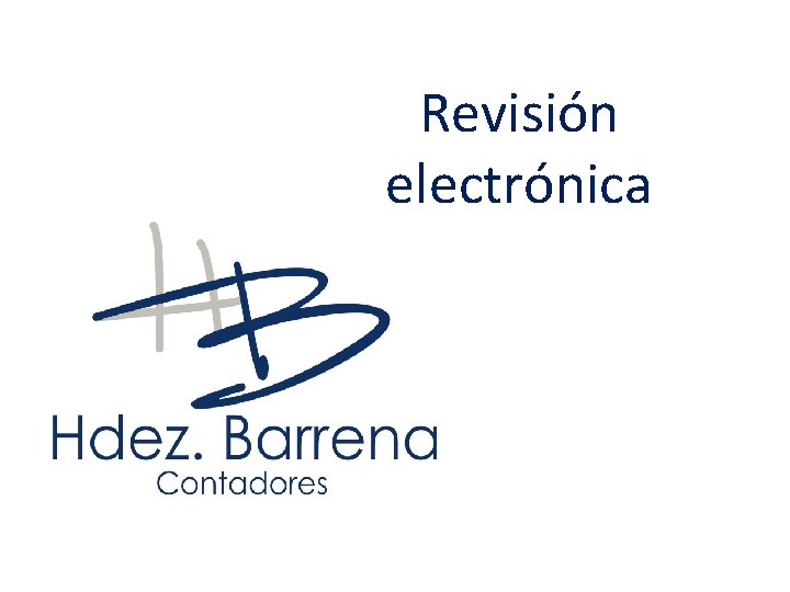 Revisión electrónica 