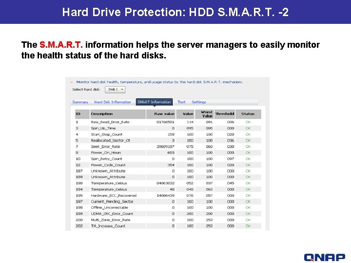 Hard Drive Protection: HDD S. M. A. R. T. -2 The S. M. A.