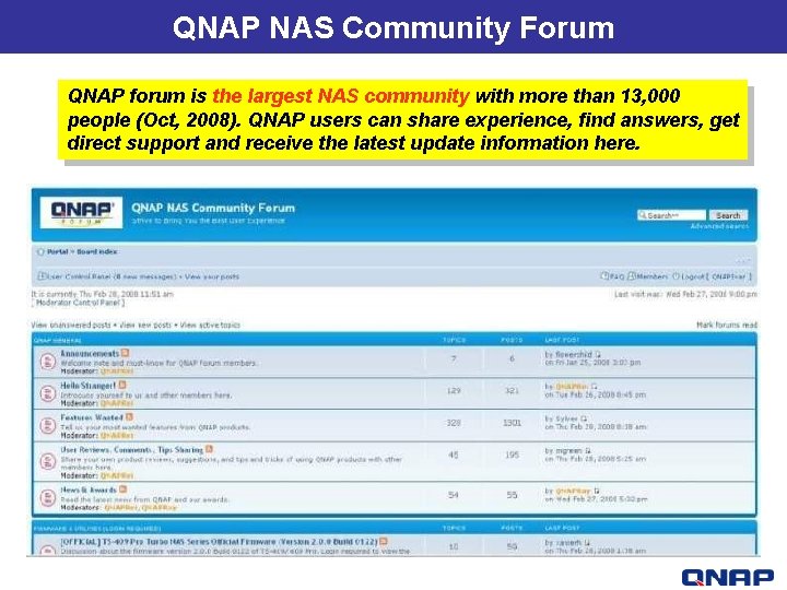 QNAP NAS Community Forum QNAP forum is the largest NAS community with more than