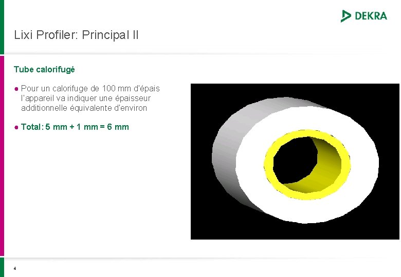 Lixi Profiler: Principal II Tube calorifugé ● Pour un calorifuge de 100 mm d’épais