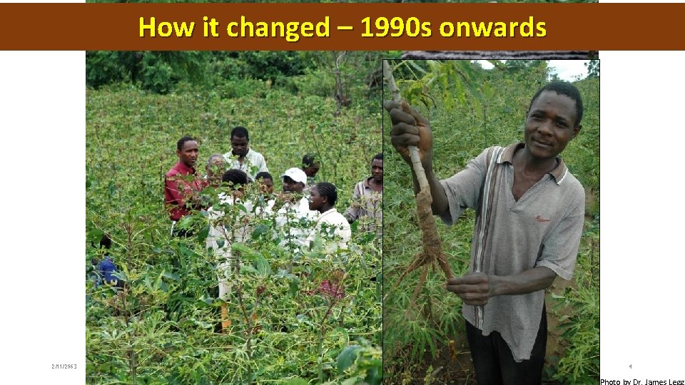 How it changed – 1990 s onwards v Briefing Report – September 8, 2005