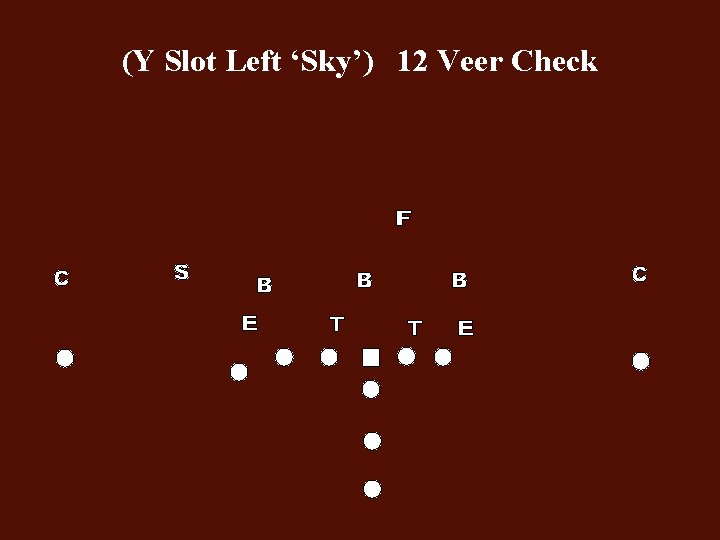  (Y Slot Left ‘Sky’) 12 Veer Check 