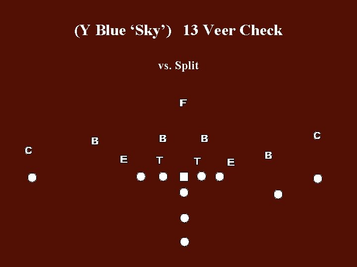 (Y Blue ‘Sky’) 13 Veer Check vs. Split 