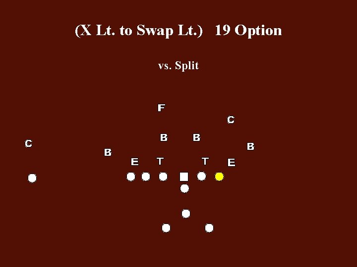 (X Lt. to Swap Lt. ) 19 Option vs. Split 