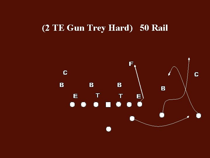 (2 TE Gun Trey Hard) 50 Rail 