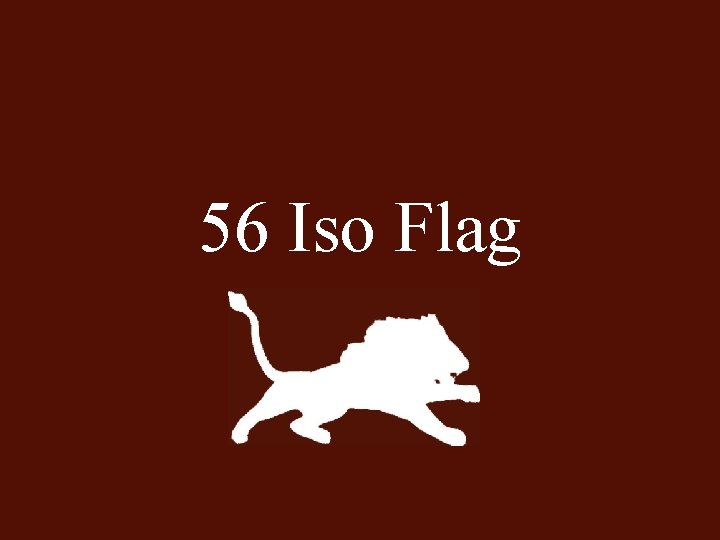 56 Iso Flag 