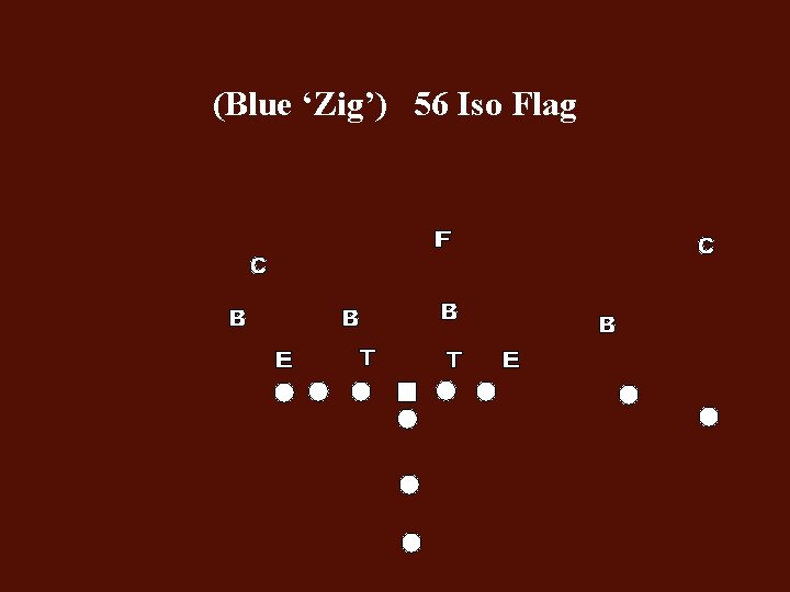 (Blue ‘Zig’) 56 Iso Flag 