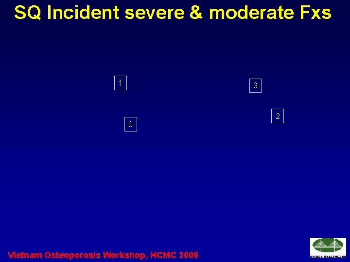 SQ Incident severe & moderate Fxs 1 3 0 Vietnam Osteoporosis Workshop, HCMC 2006