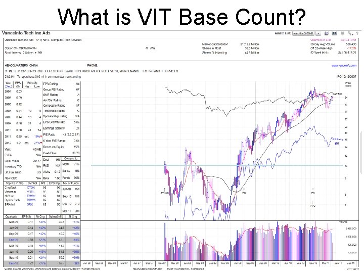 What is VIT Base Count? 