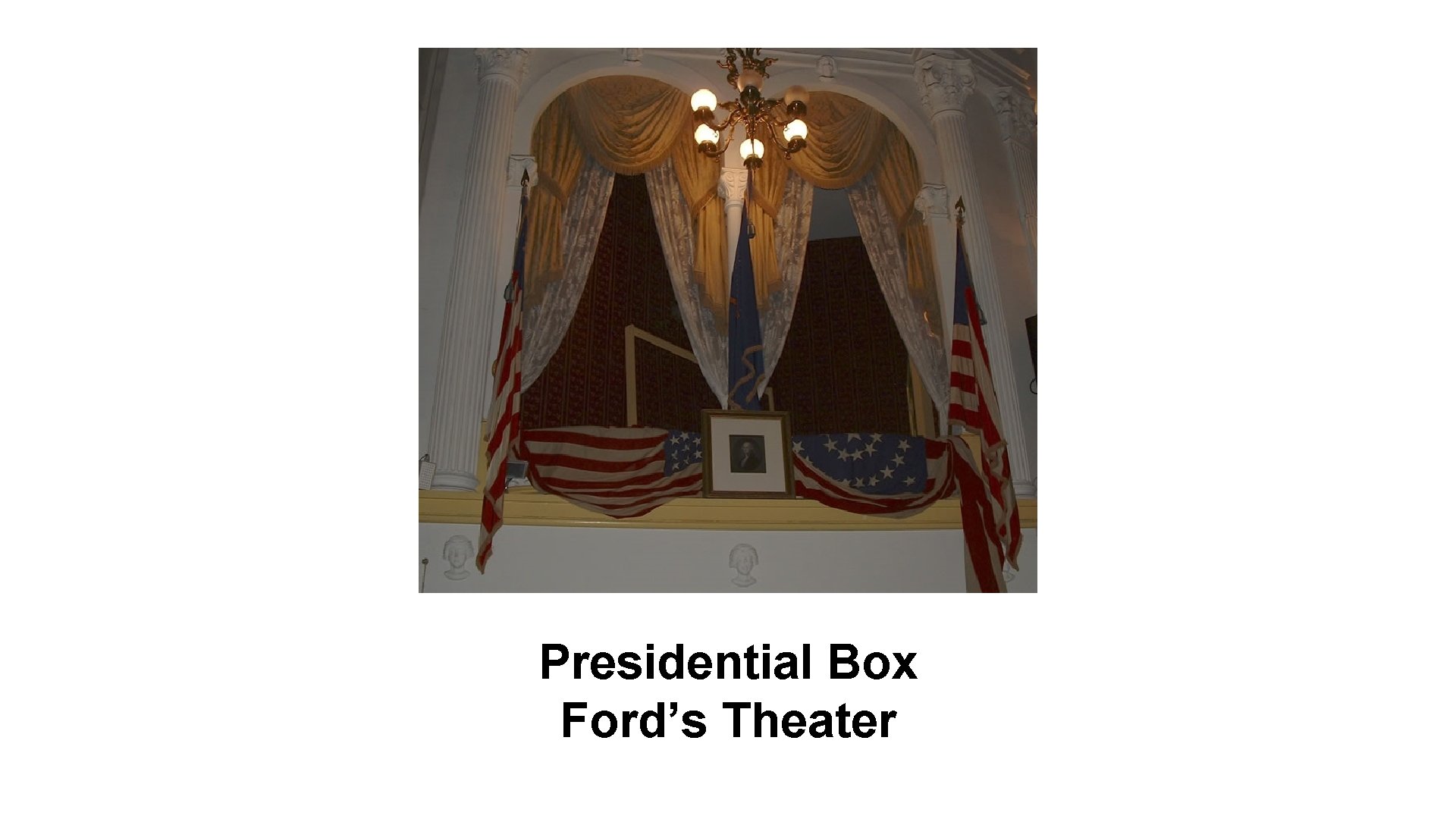 Presidential Box Ford’s Theater 