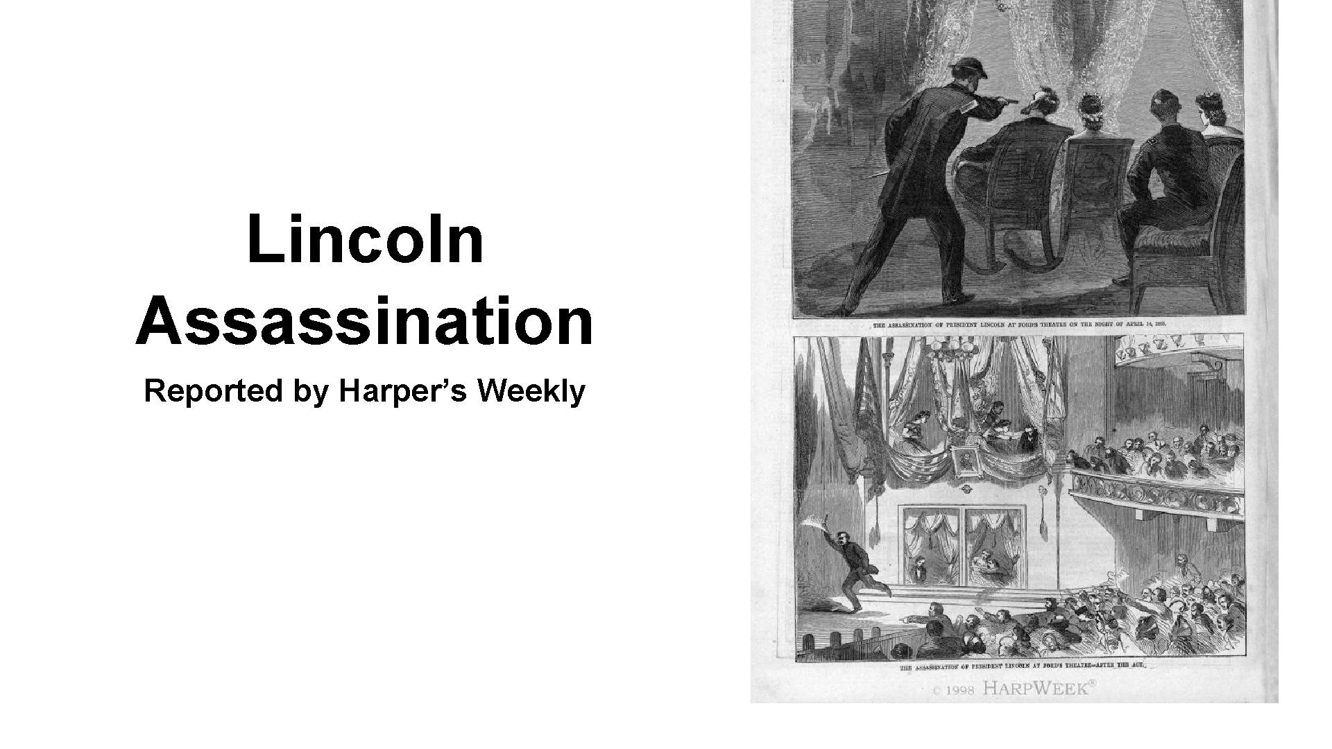 Lincoln Assassination Reported by Harper’s Weekly 