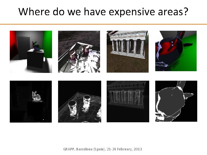 Where do we have expensive areas? GRAPP, Barcelona (Spain), 21 -24 February, 2013 