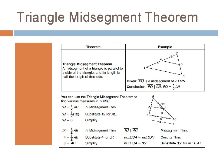 Triangle Midsegment Theorem 