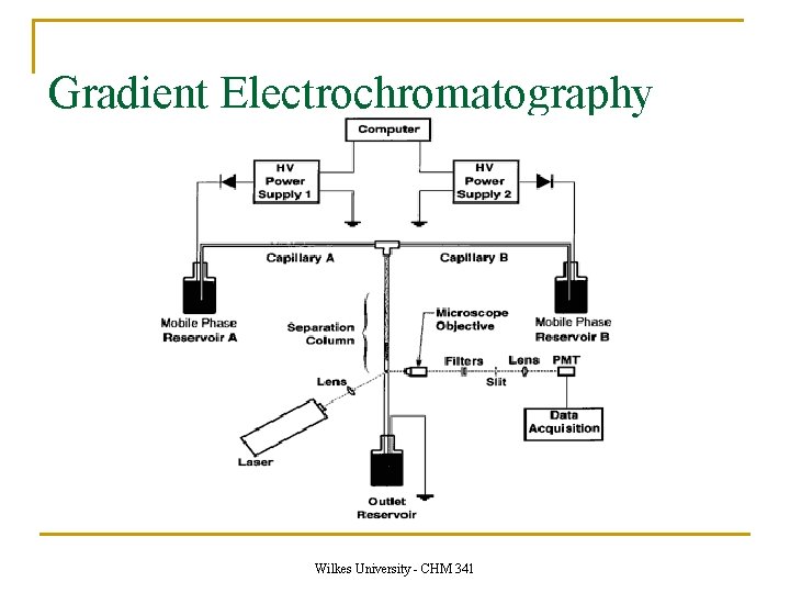 Gradient Electrochromatography Wilkes University - CHM 341 