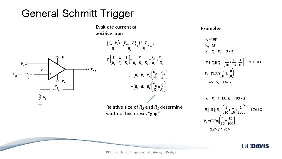 P 116 B Schmitt Triggers and Oscillators E