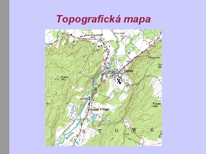 Topografická mapa 