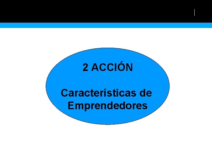 2 ACCIÓN Características de Emprendedores 