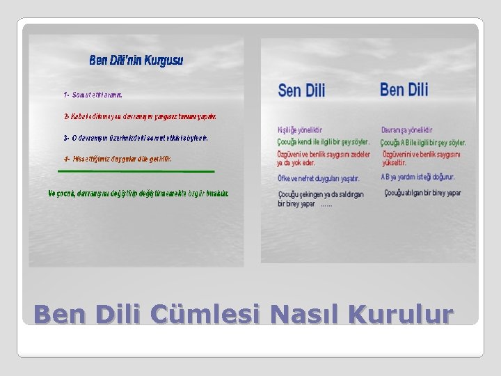 Ben Dili Cümlesi Nasıl Kurulur 