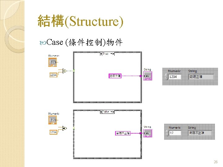 結構(Structure) Case (條件控制)物件 26 