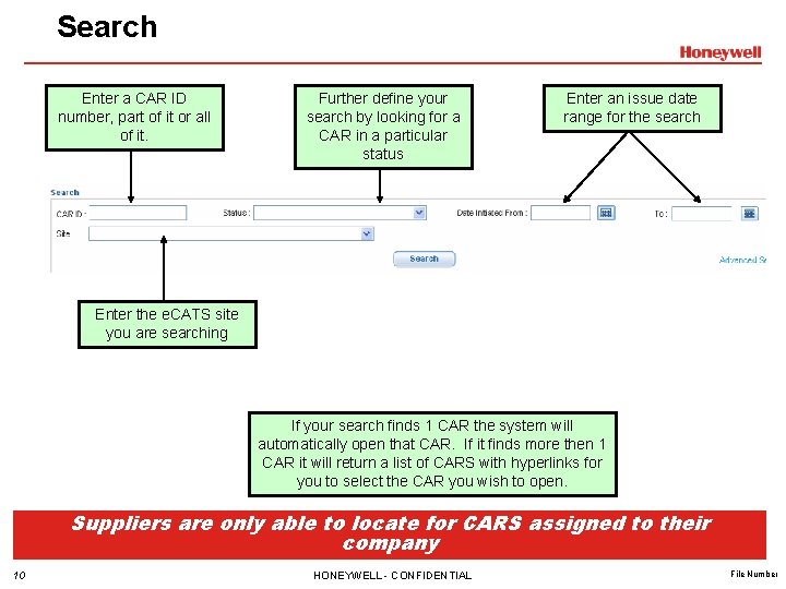 Search Enter a CAR ID number, part of it or all of it. Further