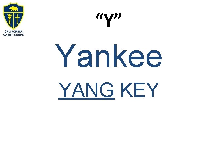 “Y” Yankee YANG KEY 