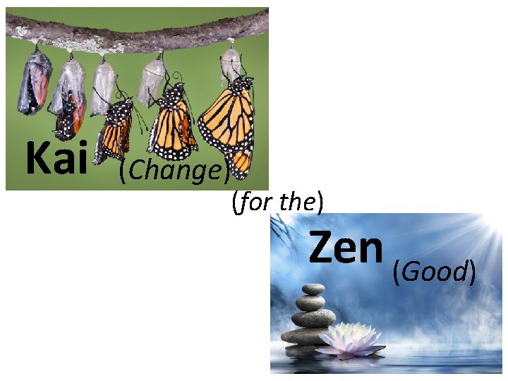 Kai (Change) (for the) Zen (Good) 