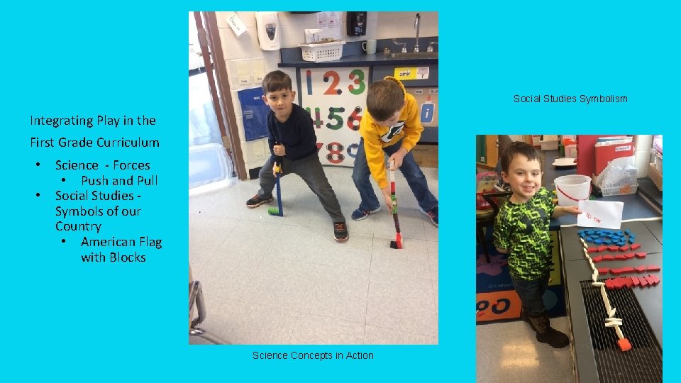 Social Studies Symbolism Integrating Play in the First Grade Curriculum • • Science -