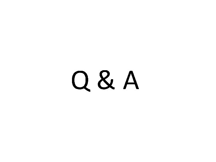 Q&A 