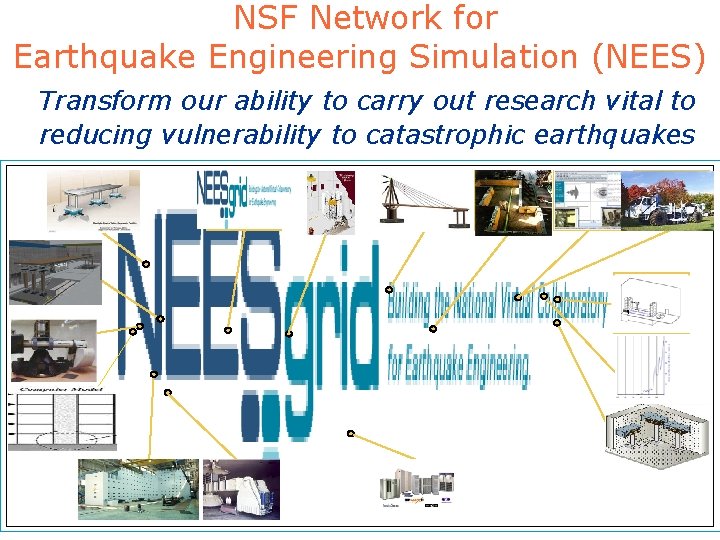 NSF Network for Earthquake Engineering Simulation (NEES) Transform our ability to carry out research