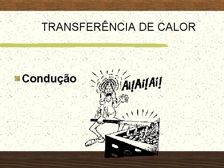 TRANSFERÊNCIA DE CALOR Condução 
