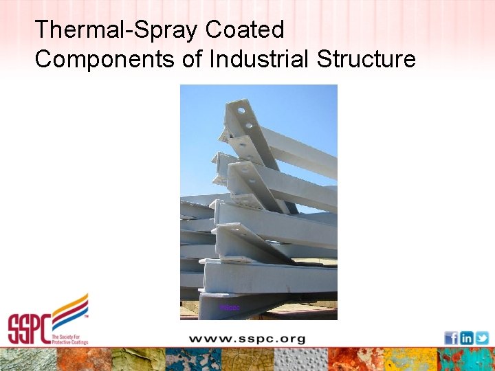 Thermal-Spray Coated Components of Industrial Structure 