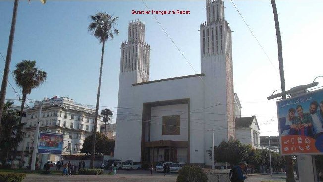 Quartier français à Rabat 