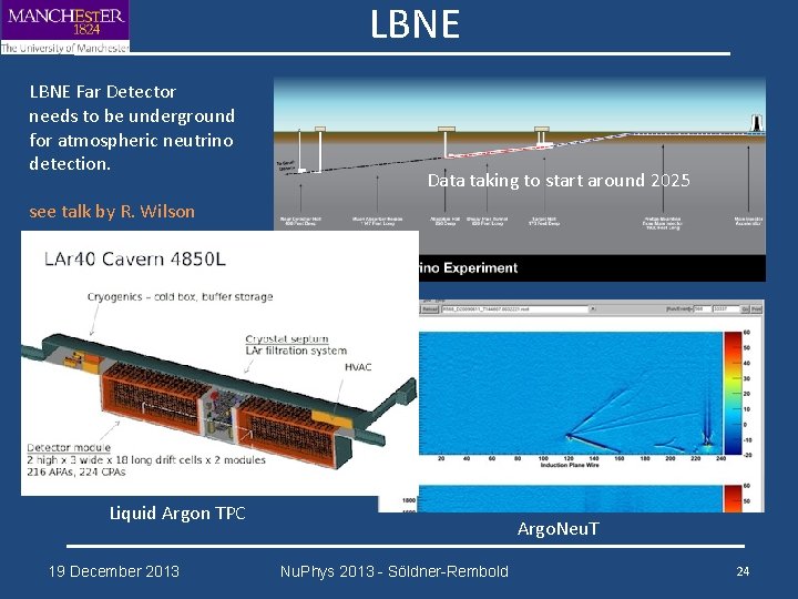 LBNE Far Detector needs to be underground for atmospheric neutrino detection. Data taking to