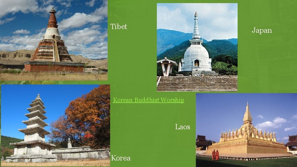 Tibet Japan Korean Buddhist Worship Laos Korea 