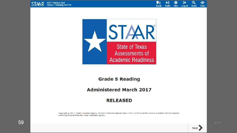 59 Texas Education Agency 9/12/17 